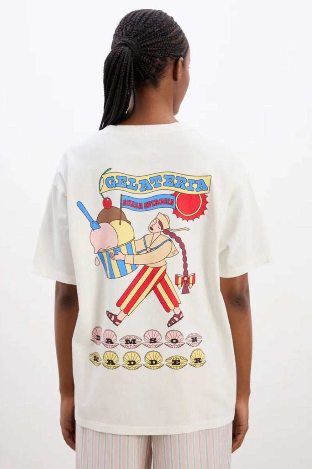 Damson Madder, Gelati Girl Boyfriend Tee