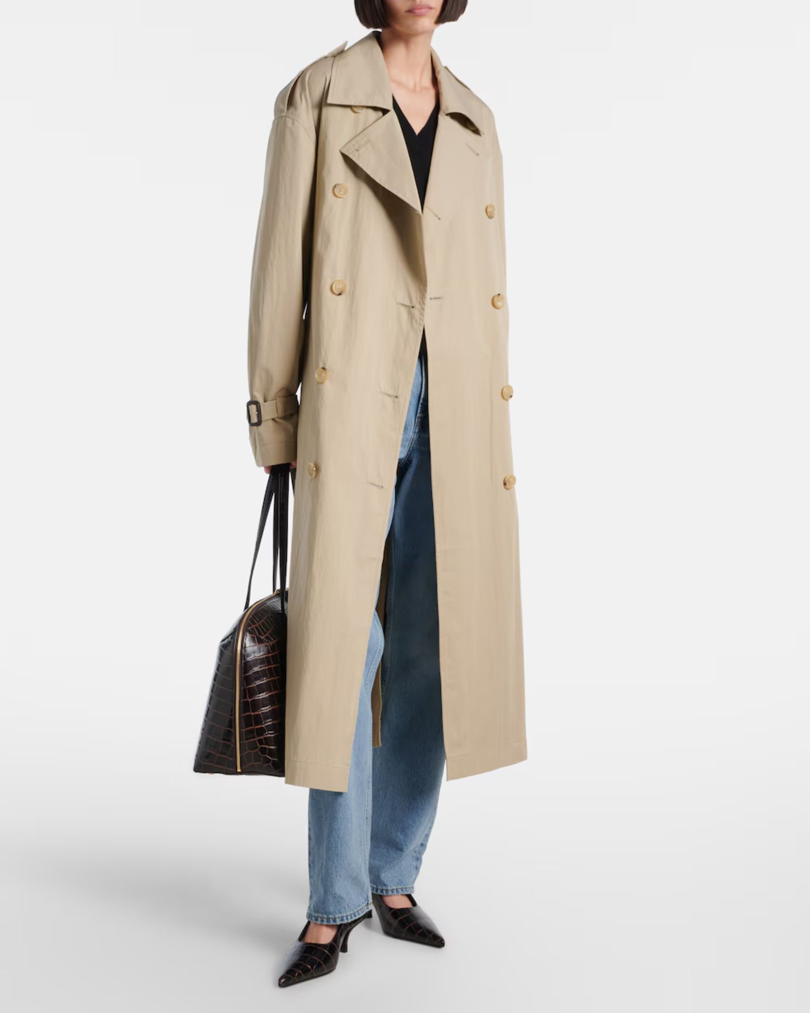 Toteme Cotton-blend trench coat