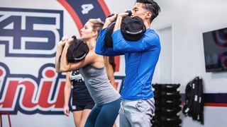 F45 group HIIT class