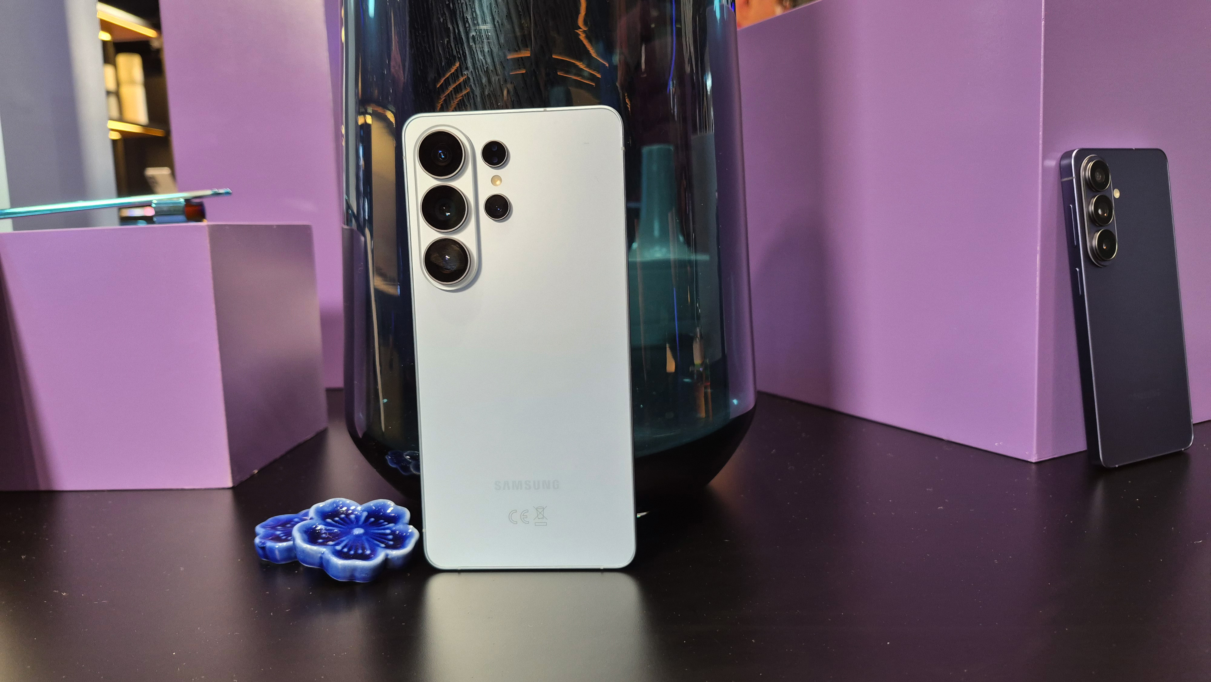 The Samsung Galaxy S26 Ultra on a desk