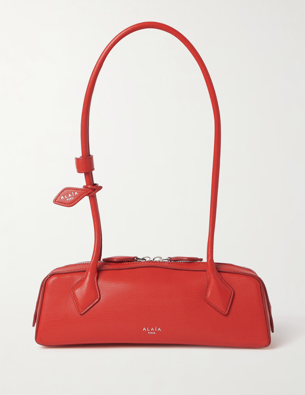 ALAÏALe Teckel small leather shoulder bag
