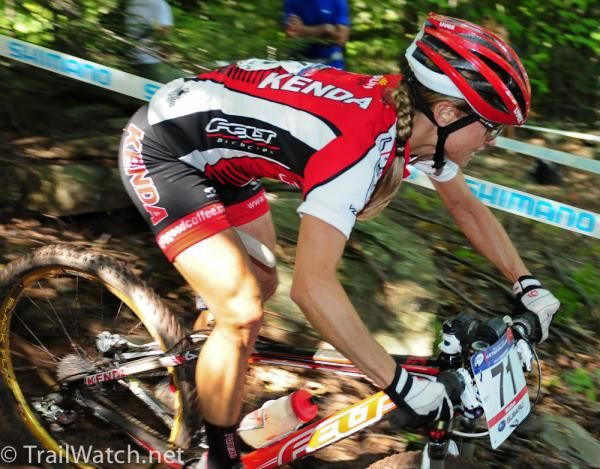 Judy Freeman (Kenda-Felt) is one of the few riders with experience on this course
