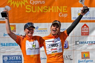 2009 Cyprus Sunshine Cup winners Alexandra Engen (Sweden) and Periklis Ilias (Greece)
