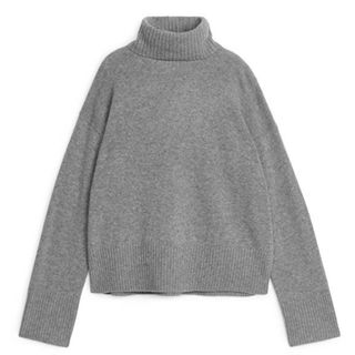 Arket Roll-Neck Cashmere-Wool Jumper