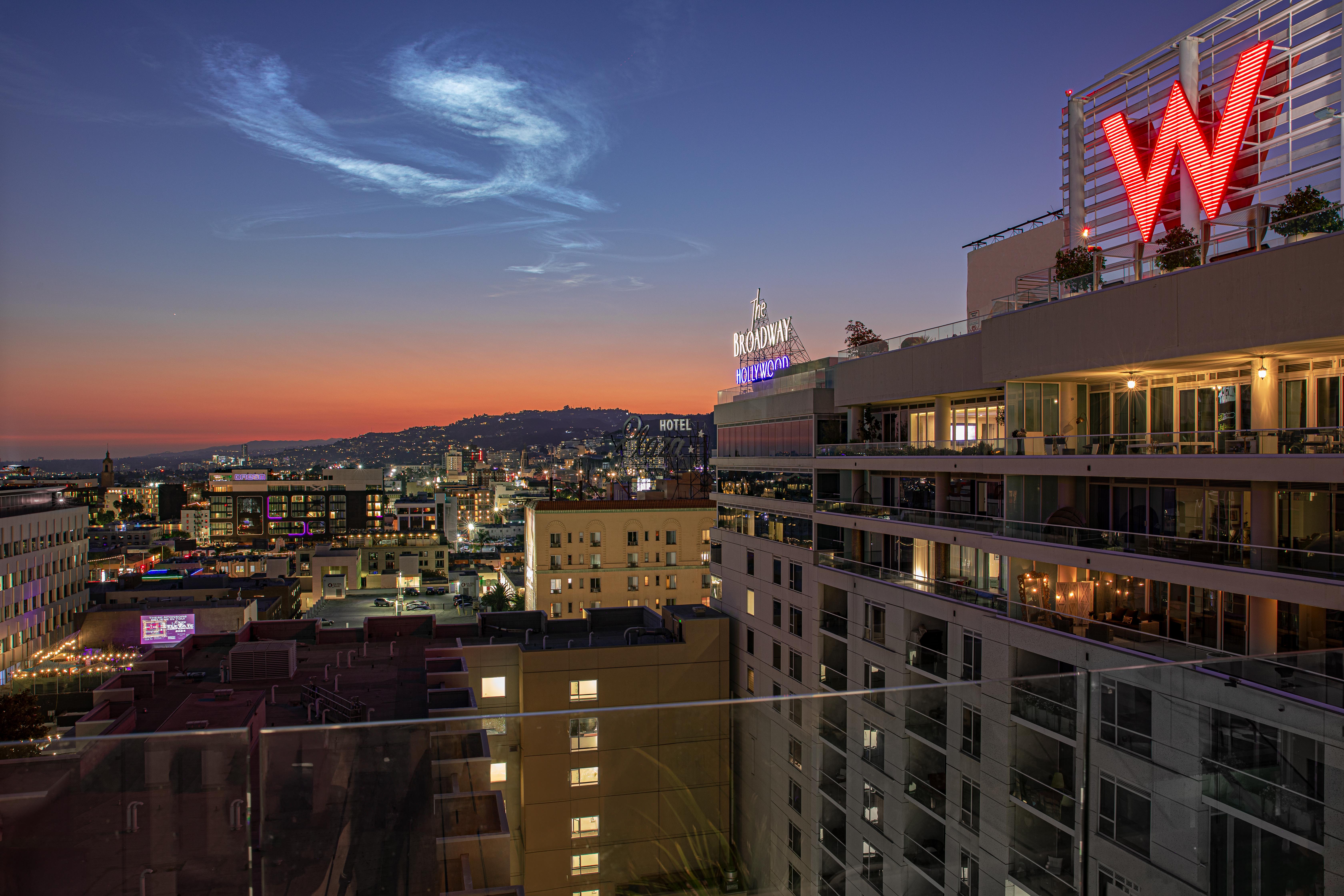 W Hollywood Hotel Views W Hollywood Hotel Views