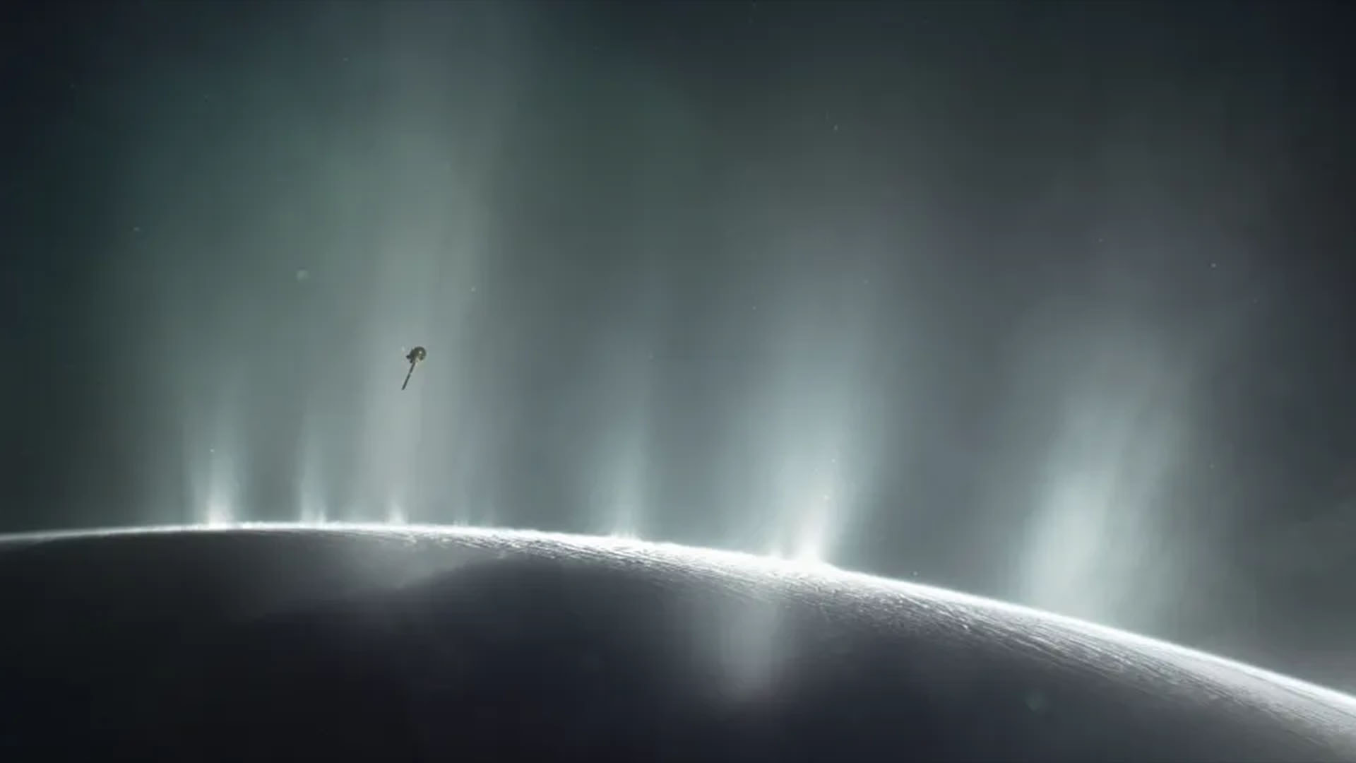 This still is from a short computer-animated film that highlights Cassini's accomplishments and Saturn and reveals the science-packed final orbits between April and September 2017.