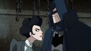 Jennifer Carpenter and Bruce Greenwood in Batman: Gotham By Gaslight