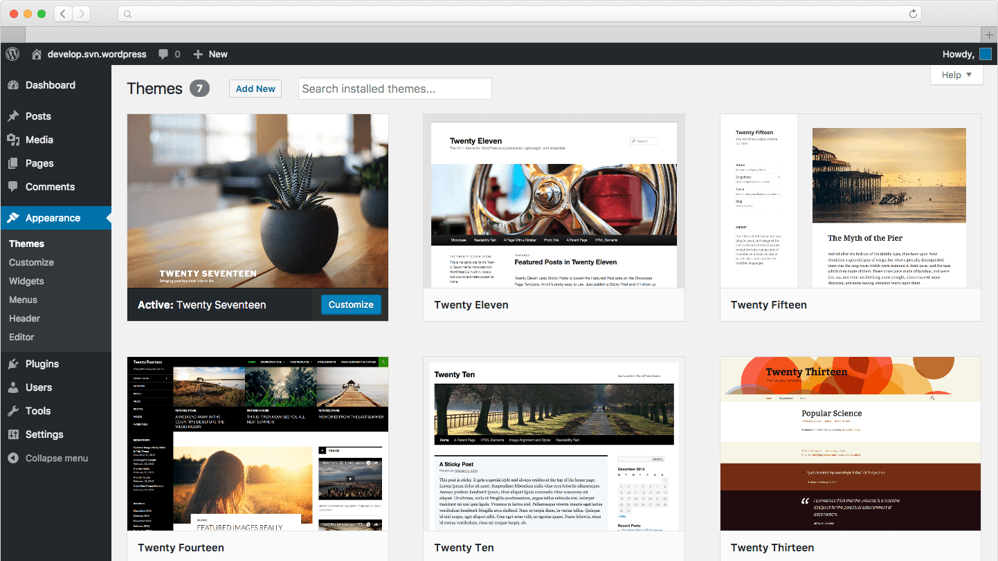 Templates For Wordpress.org, One Of The Best Web Design Software Tools