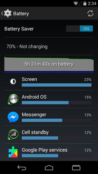 Android 4.4 Battery
