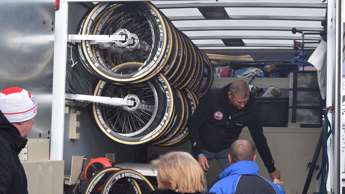 Plenty of spare wheels were around