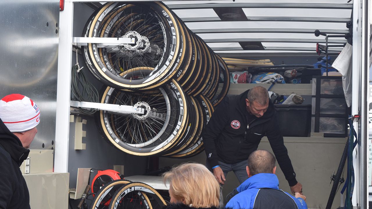 Plenty of spare wheels were around