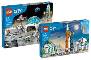 The NASA-inspired Lego City Space Rocket Launch Center and Lunar Research Base sets are scheduled for release on March 1, 2022.