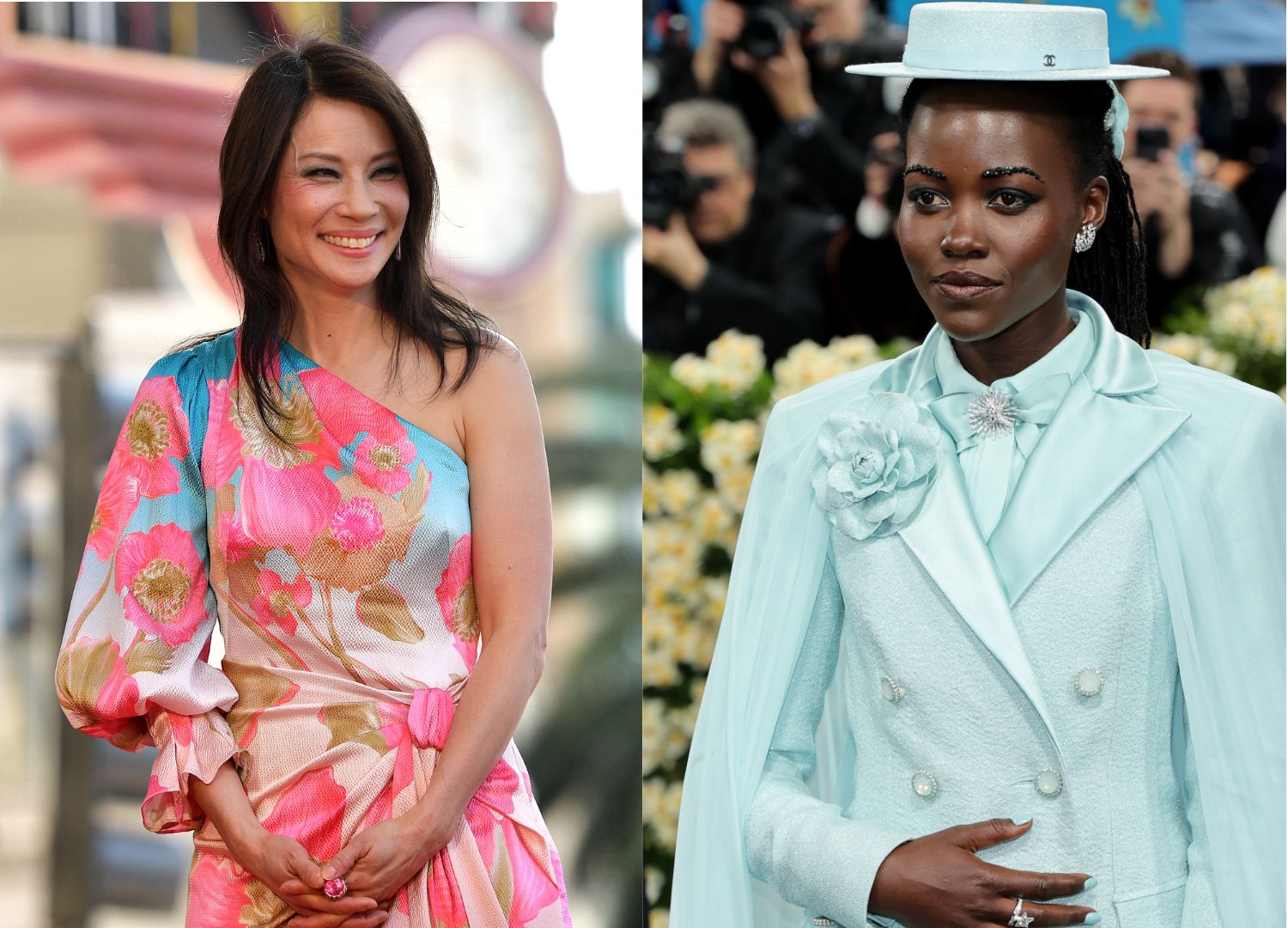 Image of Lupita Nyong'o and Lucy Liu