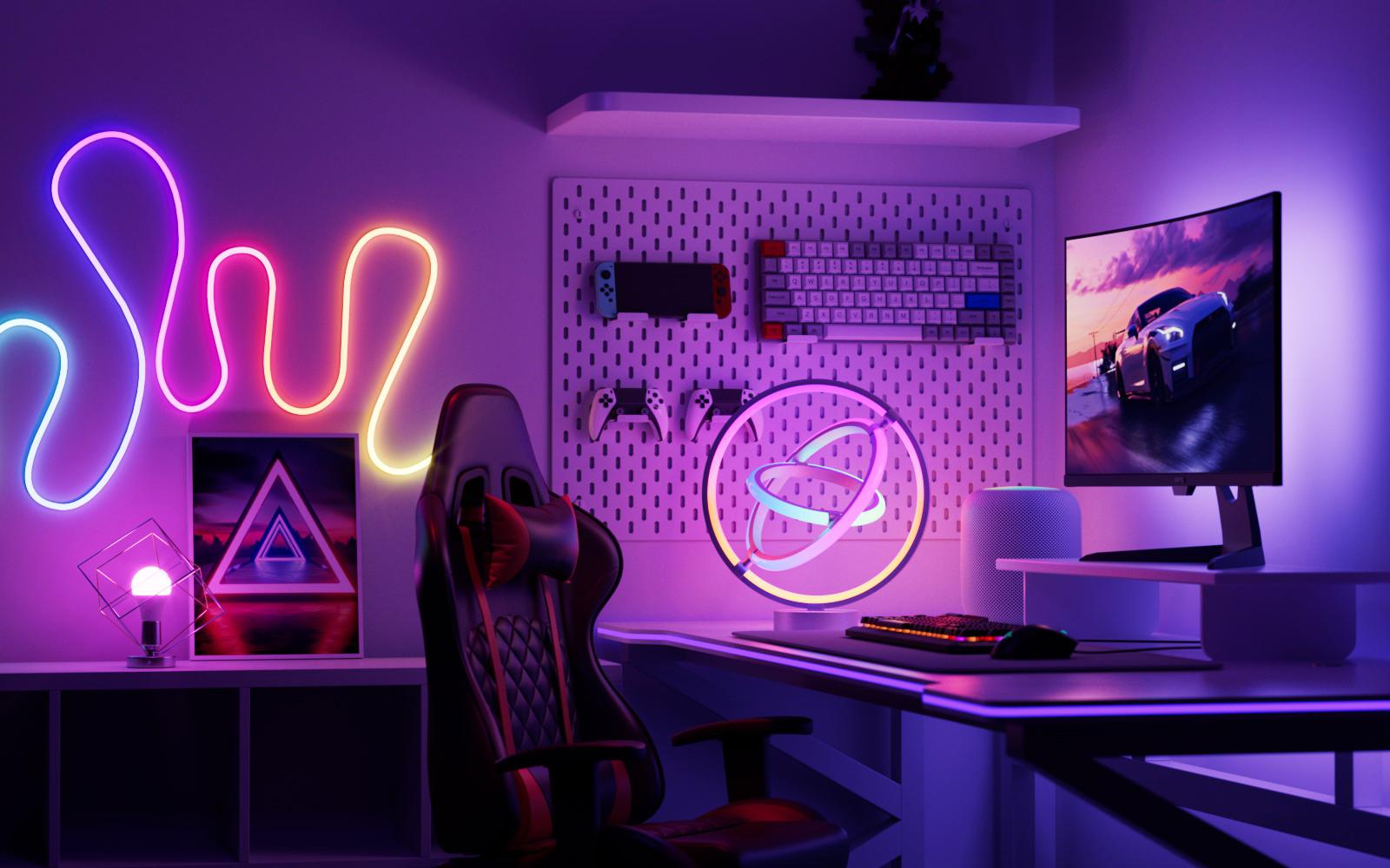 AI-generated lighting from Lepro should be setting the mood for your gaming sessions