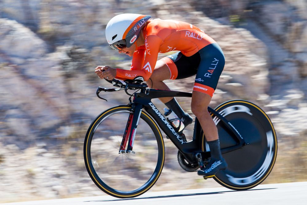 Kirsti Lay (Rally Cycling) during stage 3 of the Tour of The Gila