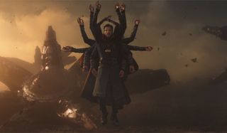 Benedict Cumberbatch as Doctor Strange in Avengers: Infinity War
