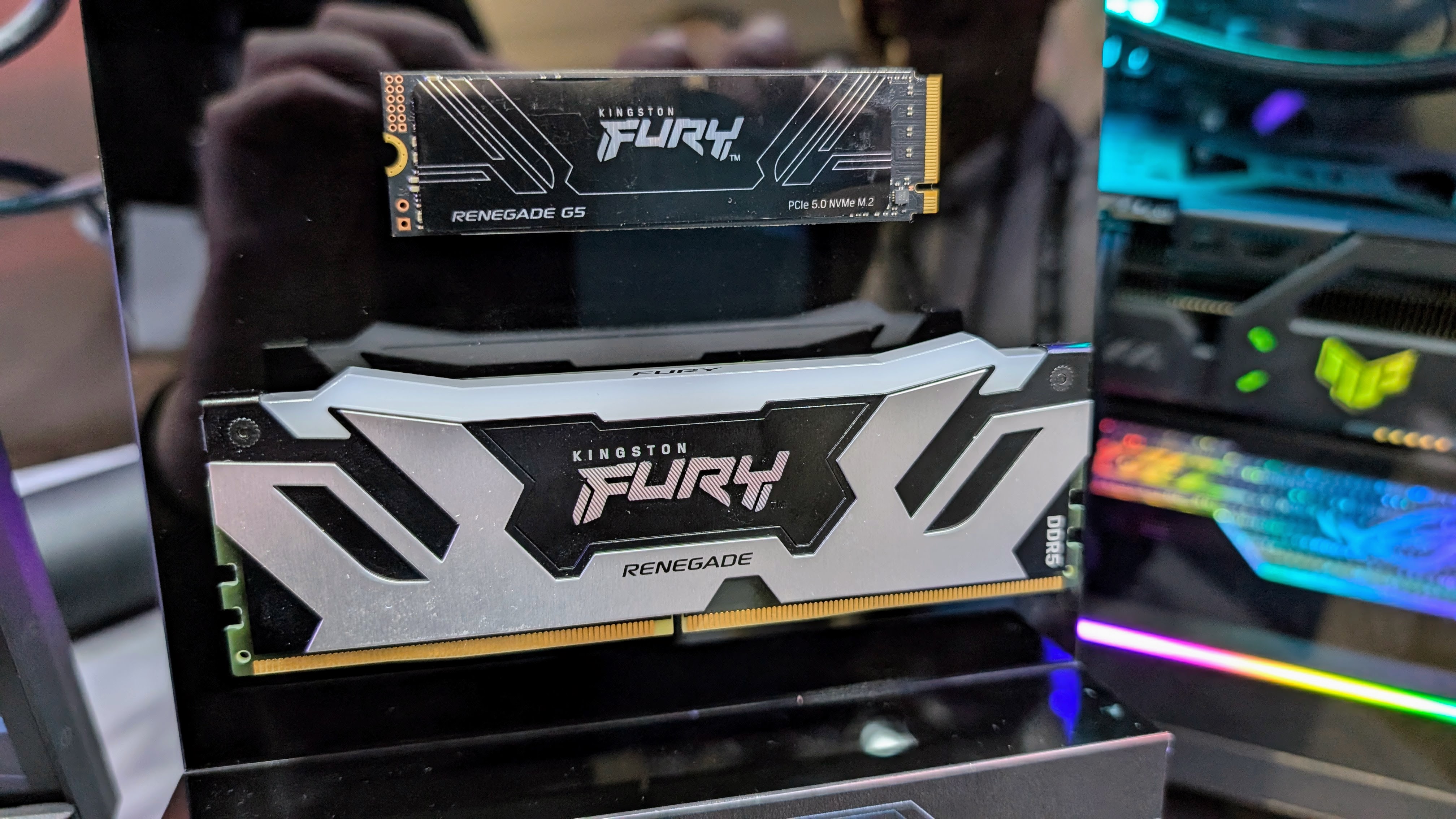 Kingston Fury Renegade G5 SSD and Renegade DDR5 RAM at Computex 2025