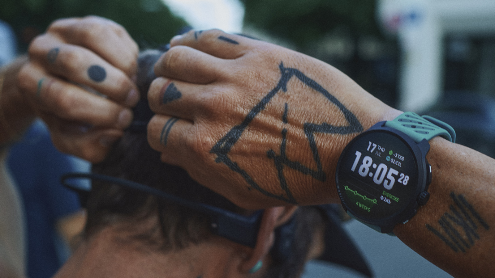 Suunto Race 2 in use