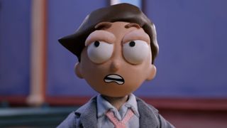 Lawyer Morty close-up in Robot Chicken's Adult Swim Special