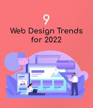 A close up of the web design infographic