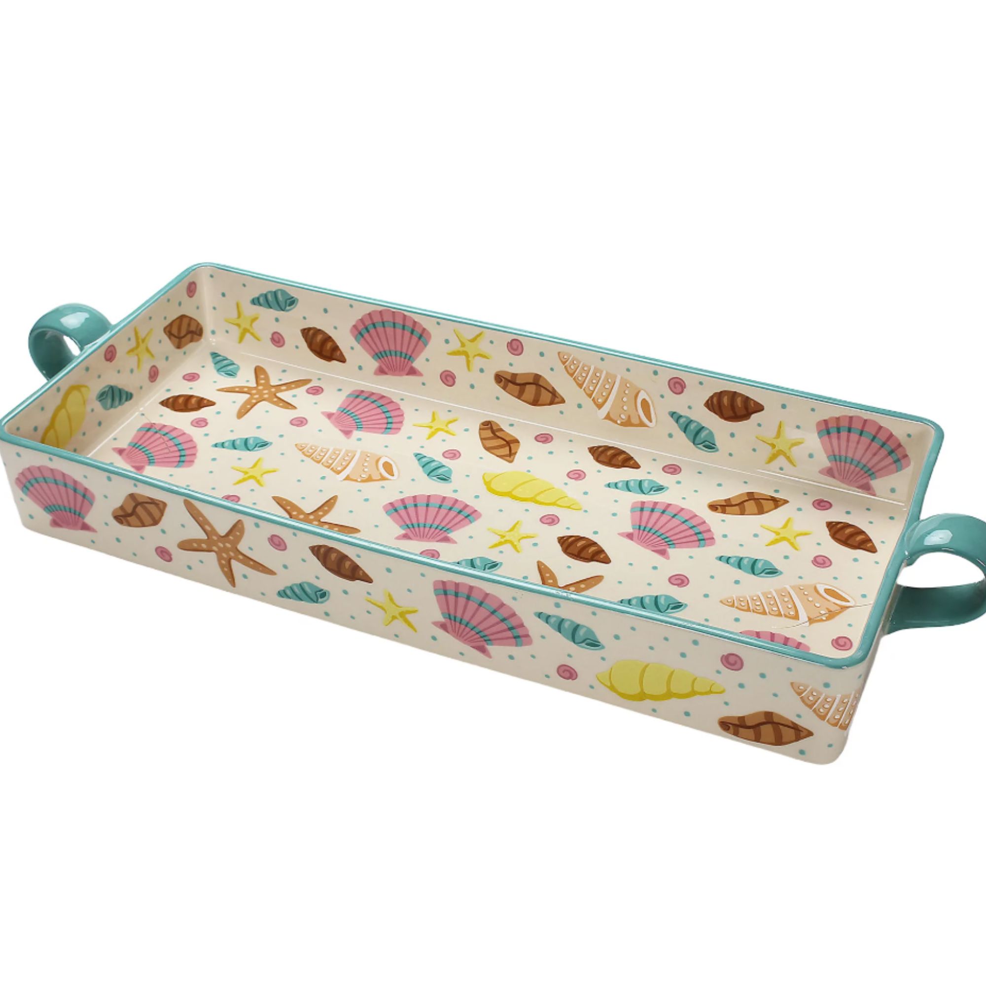 Temp-tations Seasonal 18&quot; Serving Tray with Wrap Around Handles
