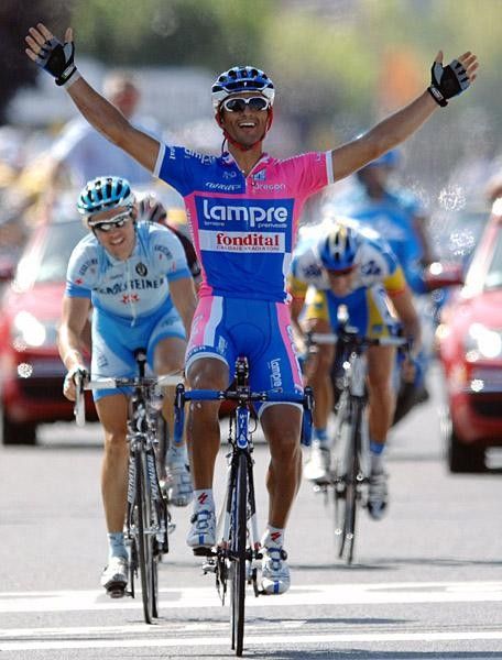 Stage 17 winner Daniele Bennati (Lampre-Fondital)