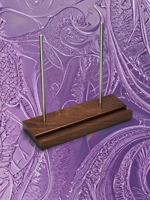 Optage Audio Tabletop Solid Walnut Now Playing Vinyl Holder