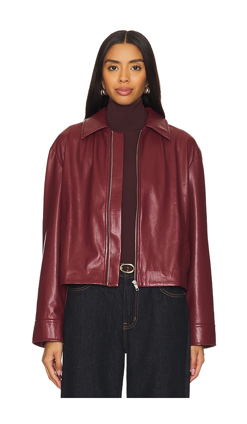 X Revolve Rapha Faux Leather Jacket