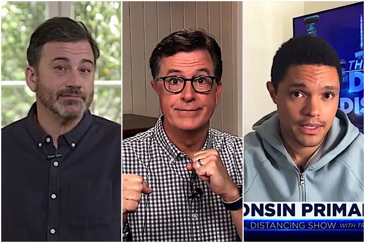 Late night hosts slam GOP voter suppression