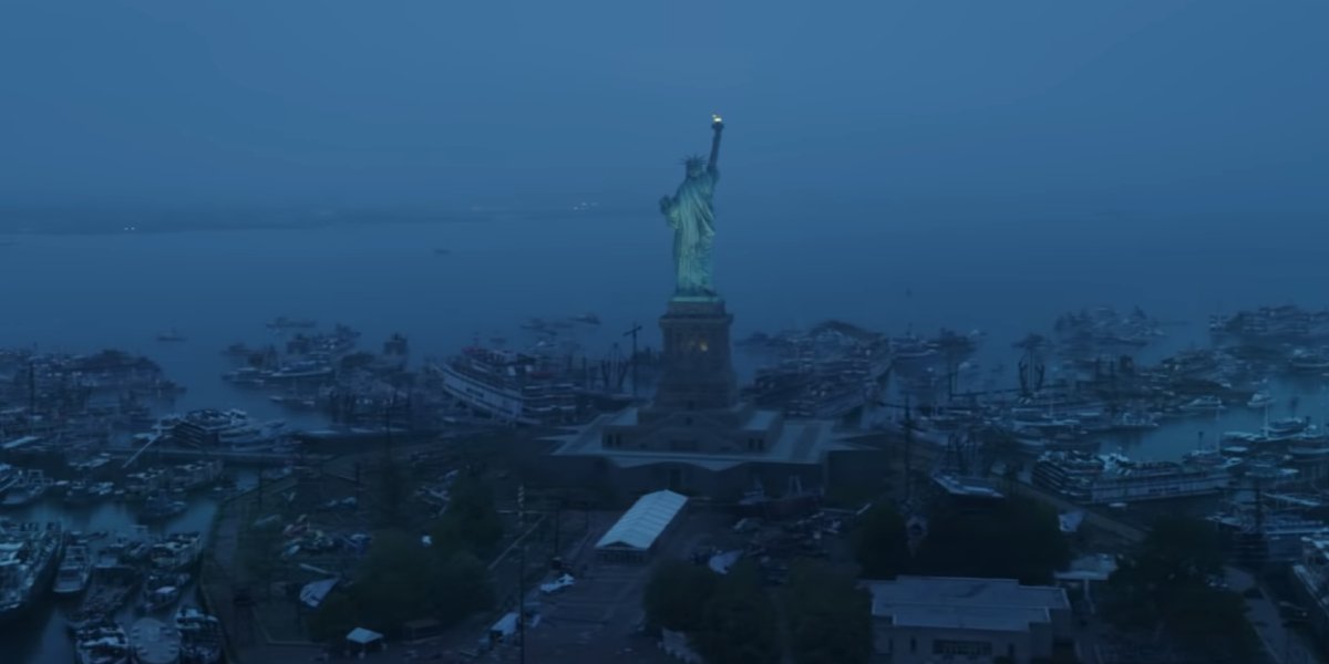 Would the rest of the world look like Liberty Island?