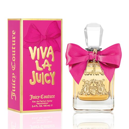 Juicy Couture Viva La Juicy Eau De Parfum, Women's Perfume With Notes of Mandarin, Gardenia &amp;amp; Caramel, Gift for Her, Floral &amp;amp; Sweet, Edp Spray