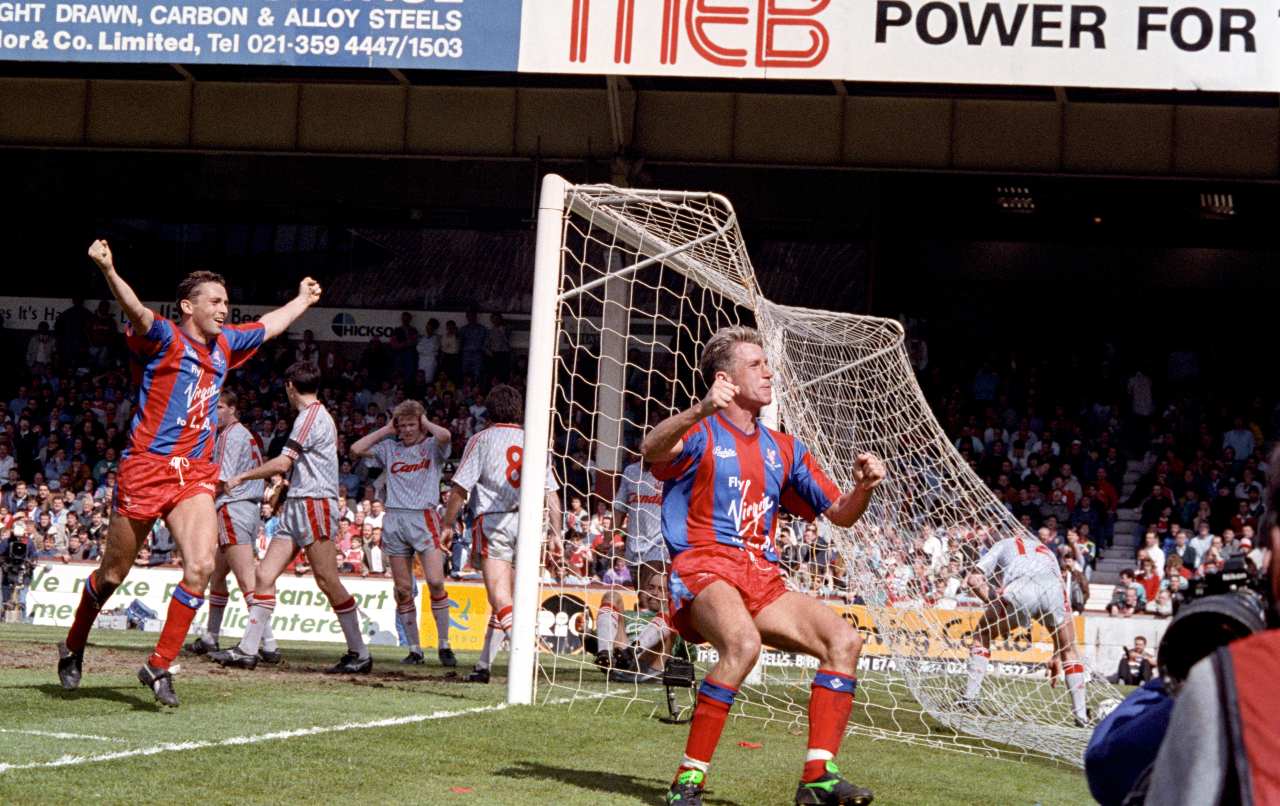 The Eagles soared into the FA Cup in 1990, dispatching an all-conquering Liverpool side in the semi-final