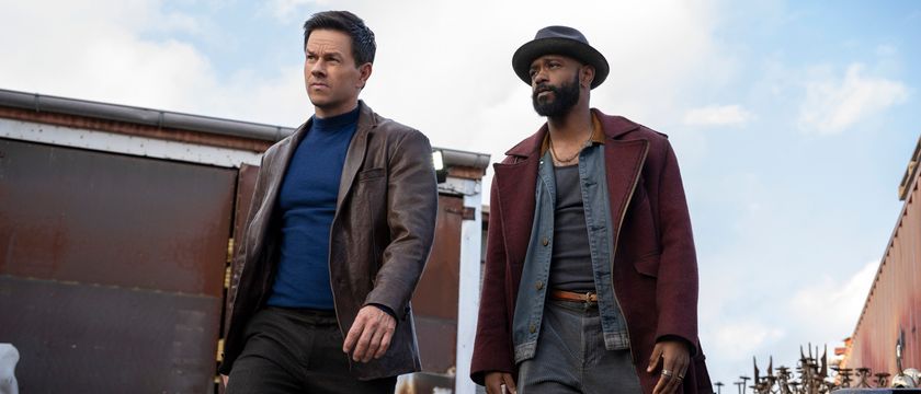 Mark Wahlberg and LaKeith Stanfield in Play Dirty
