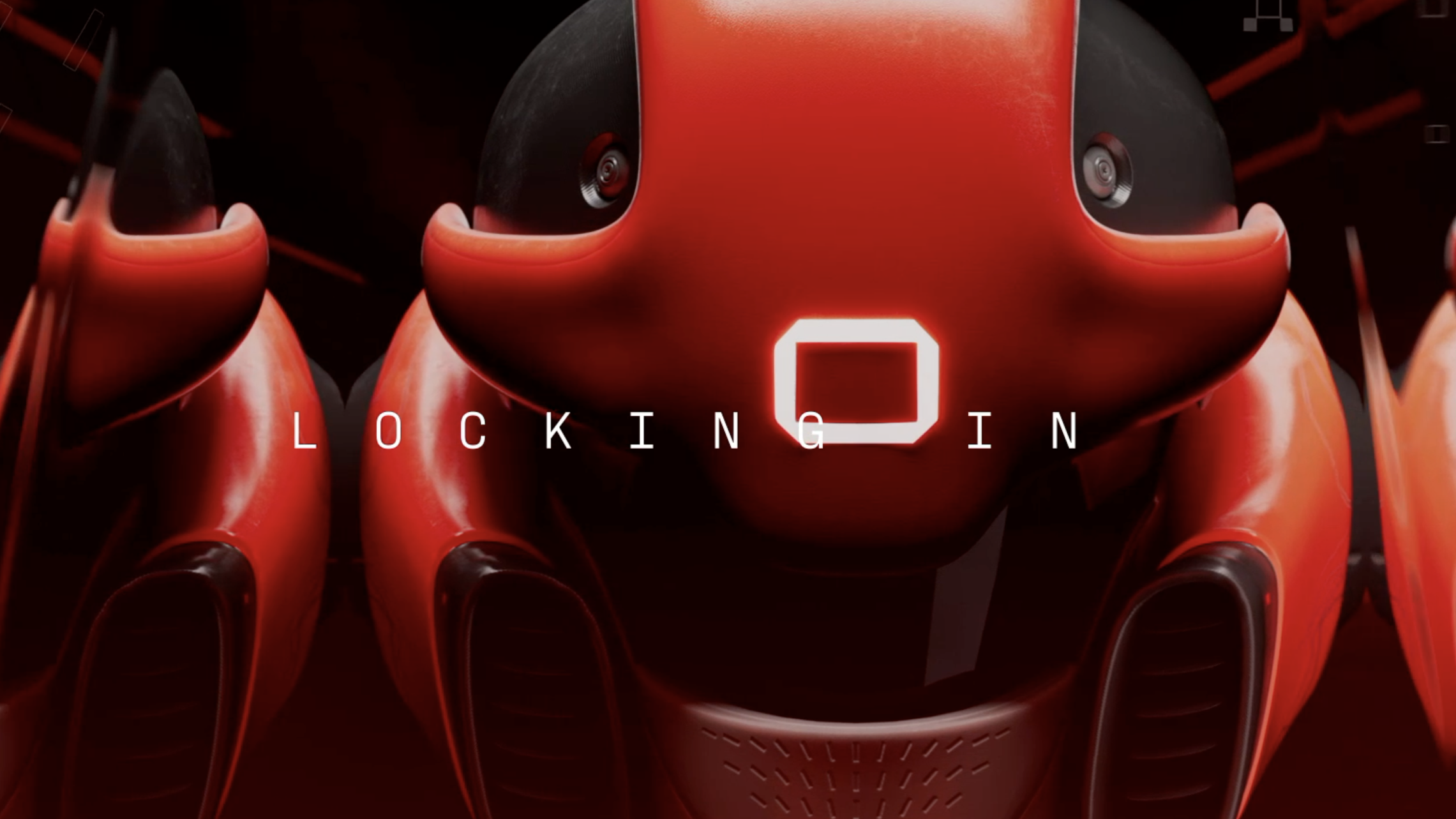 OP's, Sandisk's masked streamer, with the text "locking in" overlaid on top of his mask
