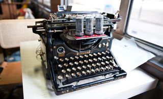 A 1901 Underwood typewriter