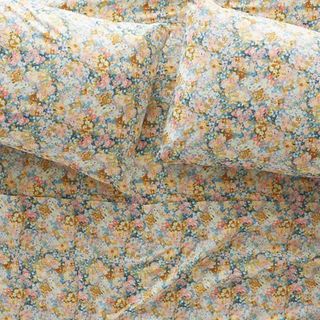 Colorful floral bedsheets