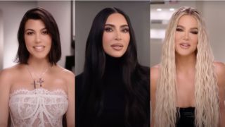 Kourtney Kardashian, Kim Kardashian and Khloé Kardashian on The Kardashians