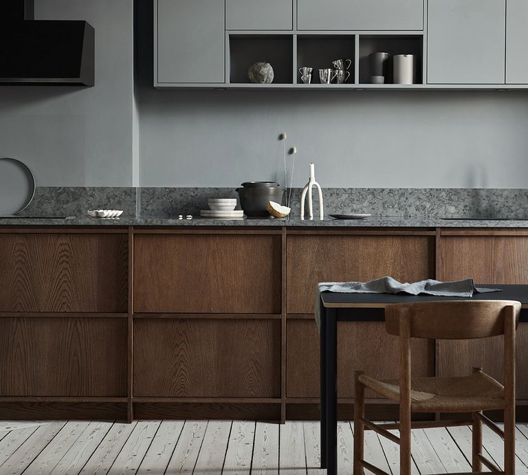 Wooden Kitchen Cabinet Ideas 8, Grey Distressed Wood Kitchen Cabinets Uk