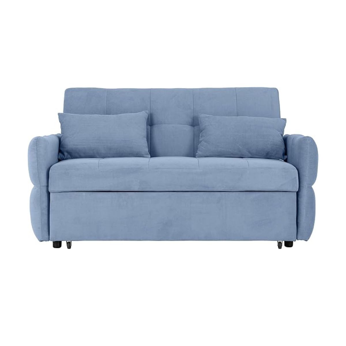 Blue sofa bed