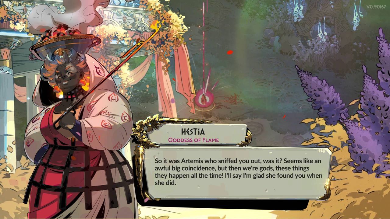 Hades 2 characters goddess Hestia