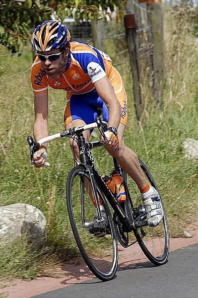Bram Tankink (Rabobank) in the breakaway.