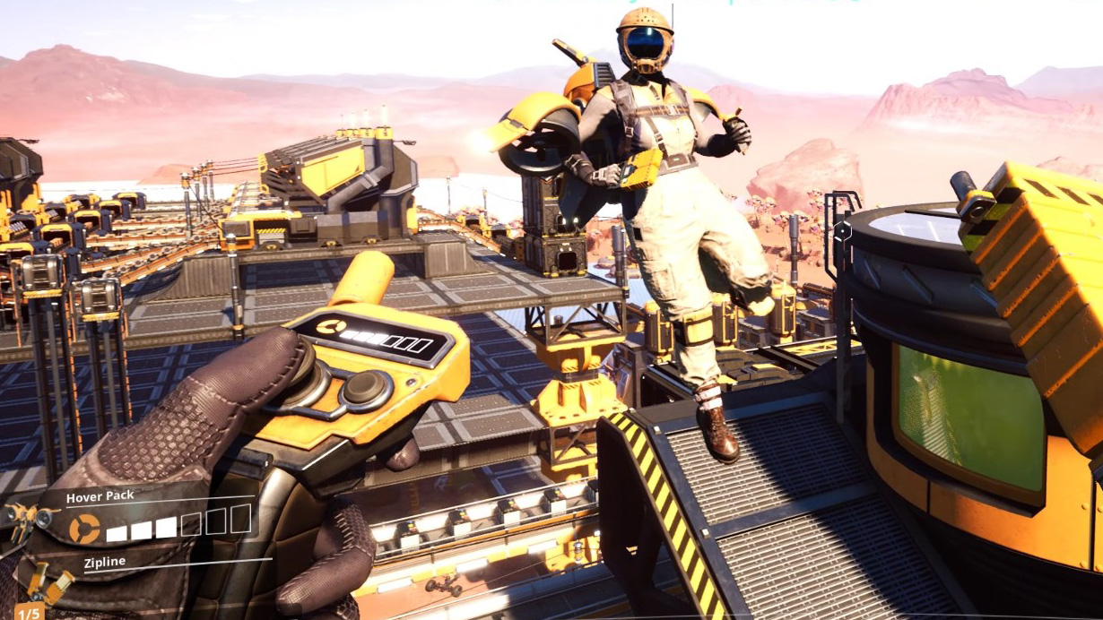  Satisfactory is getting a hoverpack that makes building massive factories so much easier 