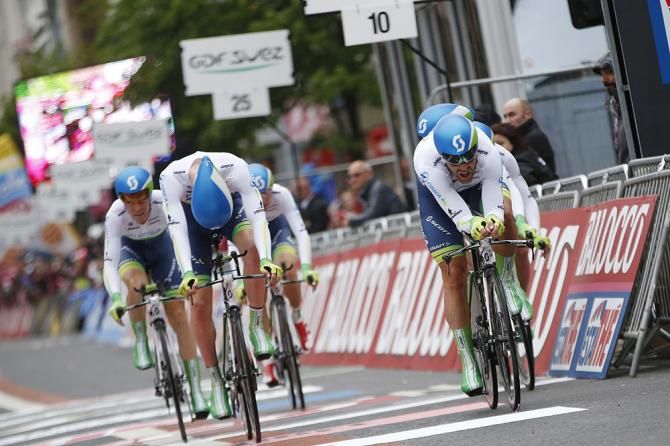 Team time trial winners Orica-GreenEdge