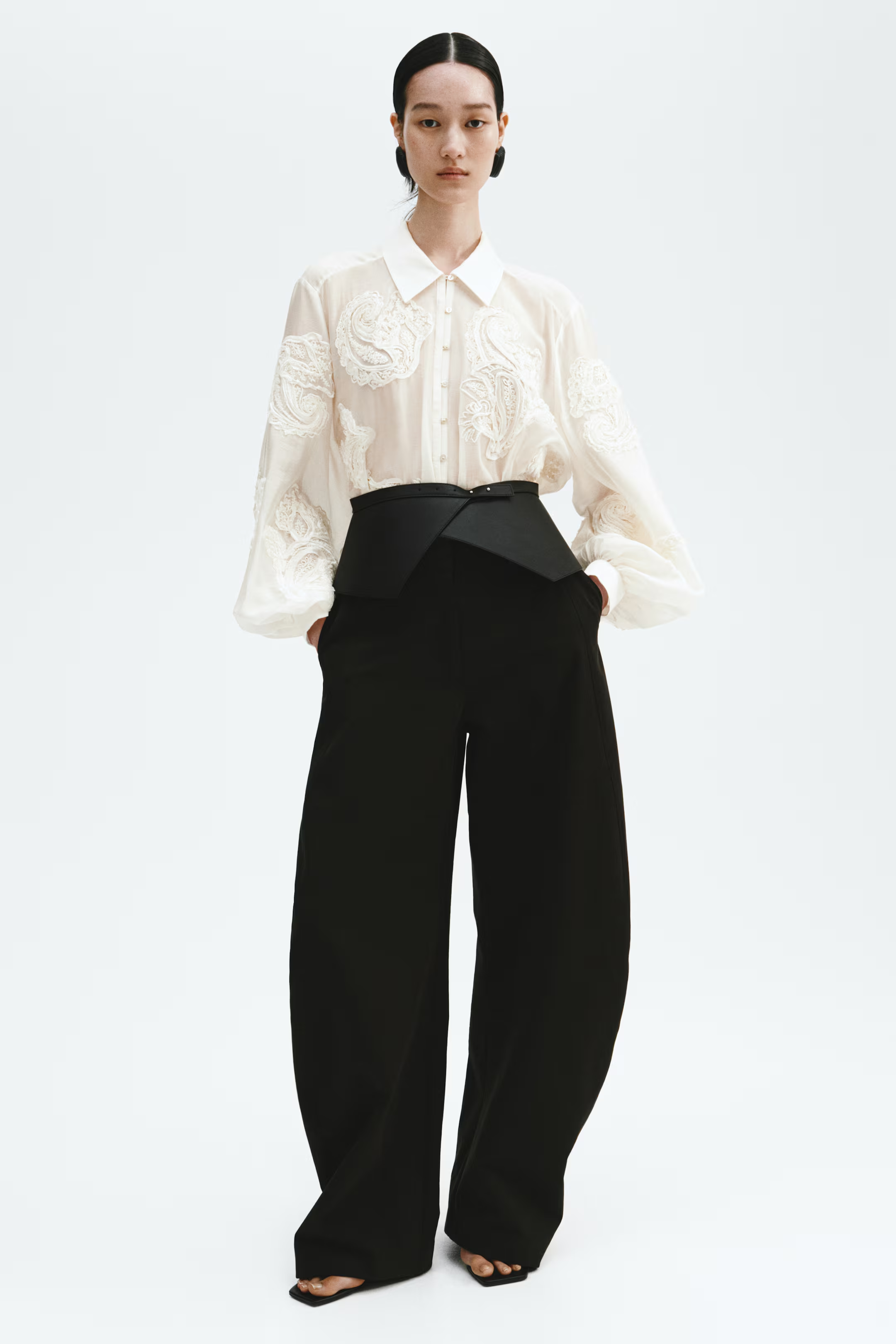 H&amp;amp;M , Embroidered Blouse