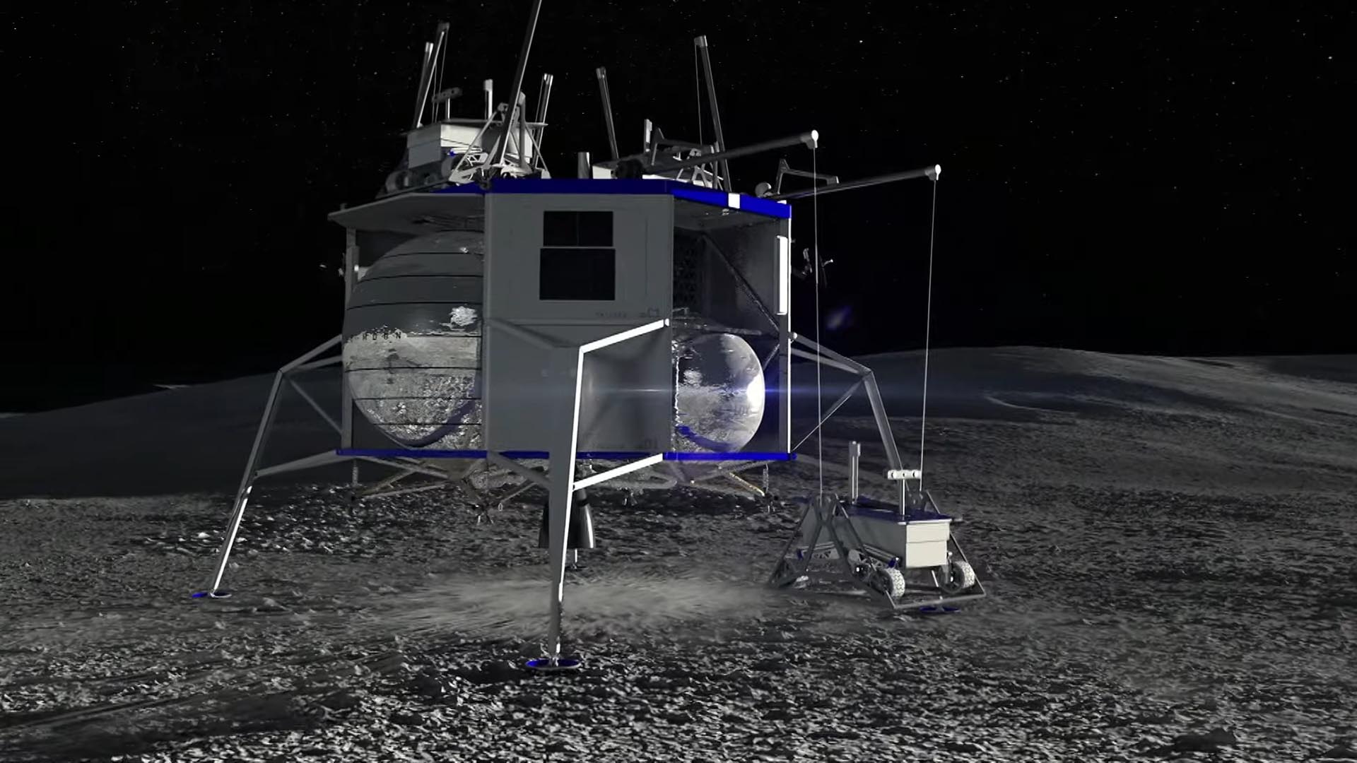 Blue Origin's Lunar Lander A Photo Tour Space