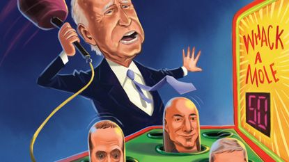 Joe Biden playing whack-a-mole