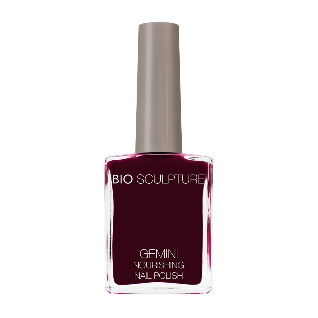 Bio Sculpture Gemini Nourishing Nail Polish in Pinotage