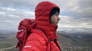 how to choose a down jacket: Alex with Berghaus jacket