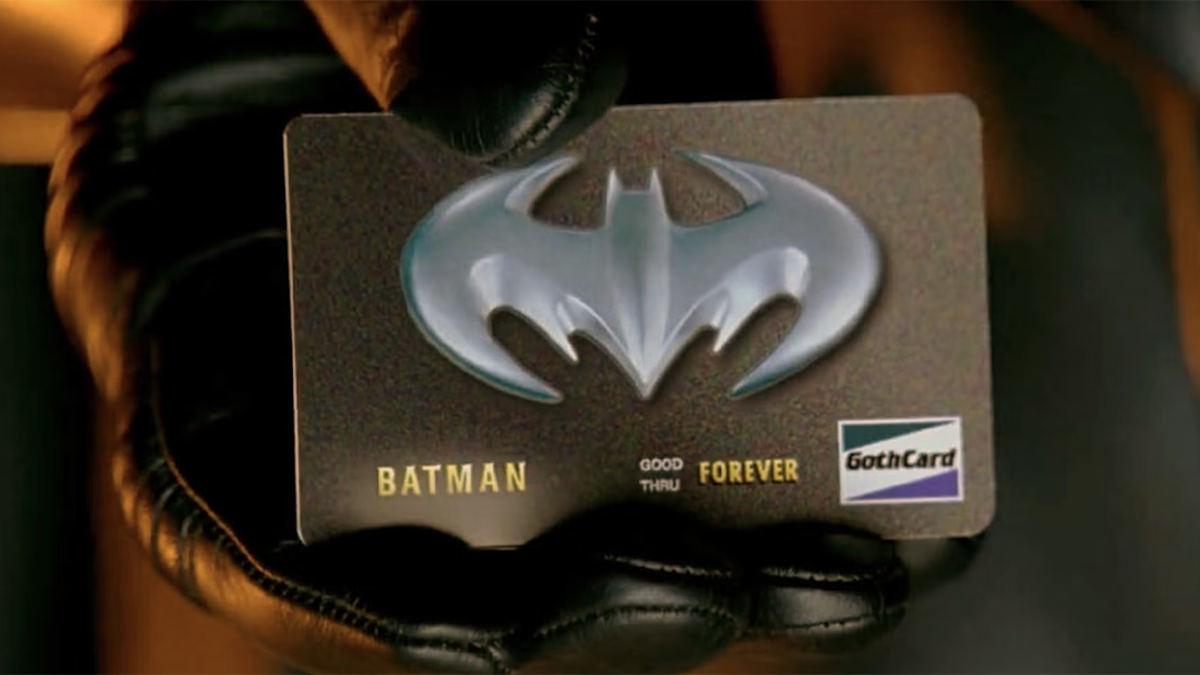 Batman's credit card in Batman & Robin