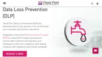 Website screenshot for Check Point Data Loss Prevention